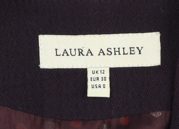 Laura Ashley Women's Purple Blazer UK 12