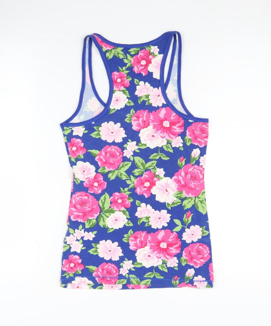 Abercrombie Teens Blue Floral Tank Top XL