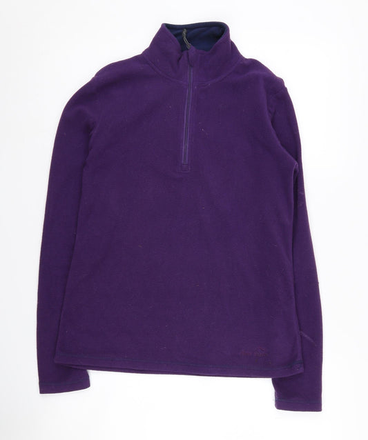 Peter Storm Women's Purple Fleece Sweatshirt Size 10