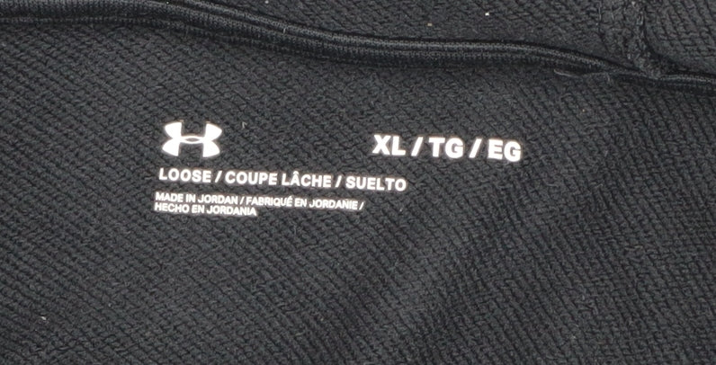Under Armour Black Unisex Hoodie XL Pullover