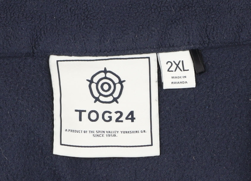 TOG24 Men's 2XL Blue Basic Jacket Full Zip