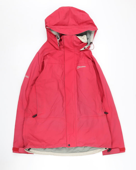 Berghaus Women's Red Waterproof Jacket Size 10