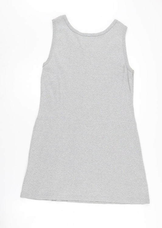 Calvin Klein Women's Grey Tank Dress L Sleeveless
