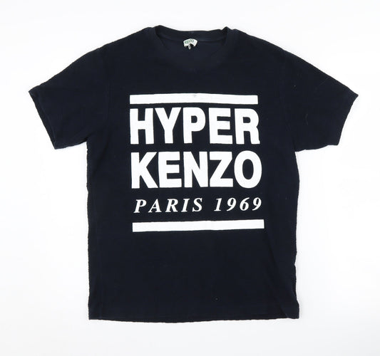 Kenzo Men's Black Graphic Print T-Shirt M