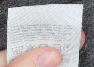 Jack & Jones Men's Grey Graphic T-Shirt, S, Short Sleeve