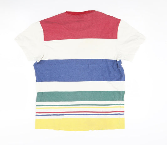 Champion Men's Multicoloured XS Striped T-Shirt