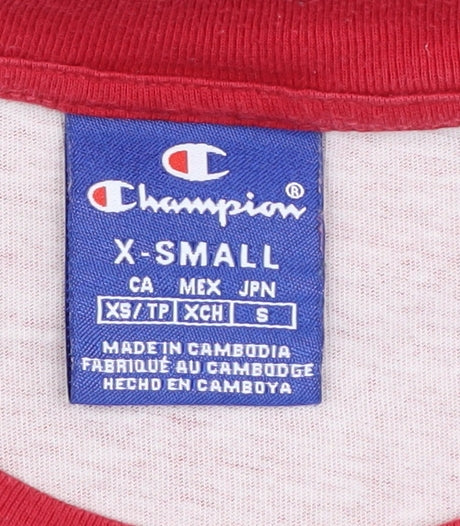 Champion Men's Multicoloured XS Striped T-Shirt