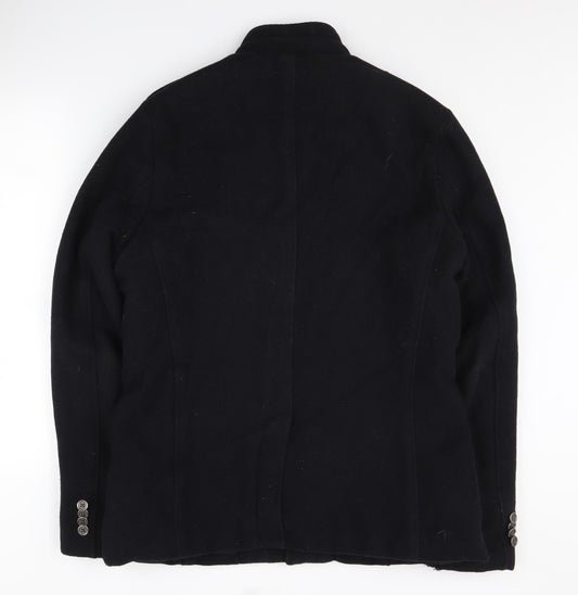 Calvin Klein Men's Black Military Jacket Medium