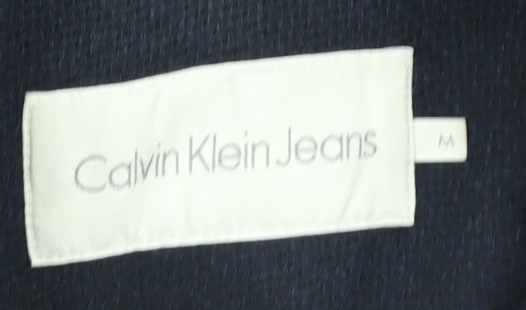 Calvin Klein Men's Black Military Jacket Medium
