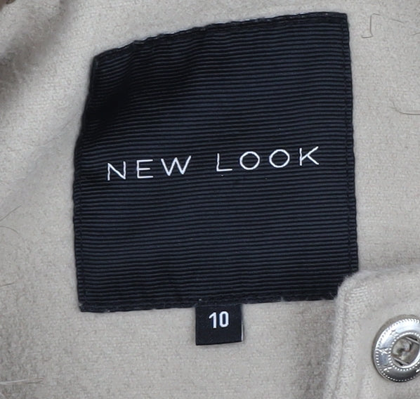 Additional view of New Look Beige Hooded Coat, size 10