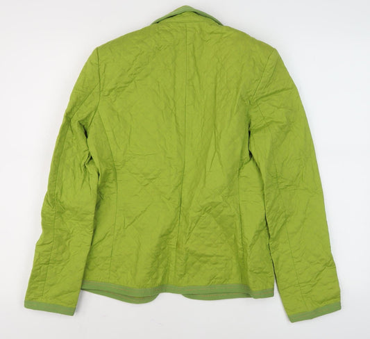 Evan-Picone Women's Green Quilted Blazer Size 6