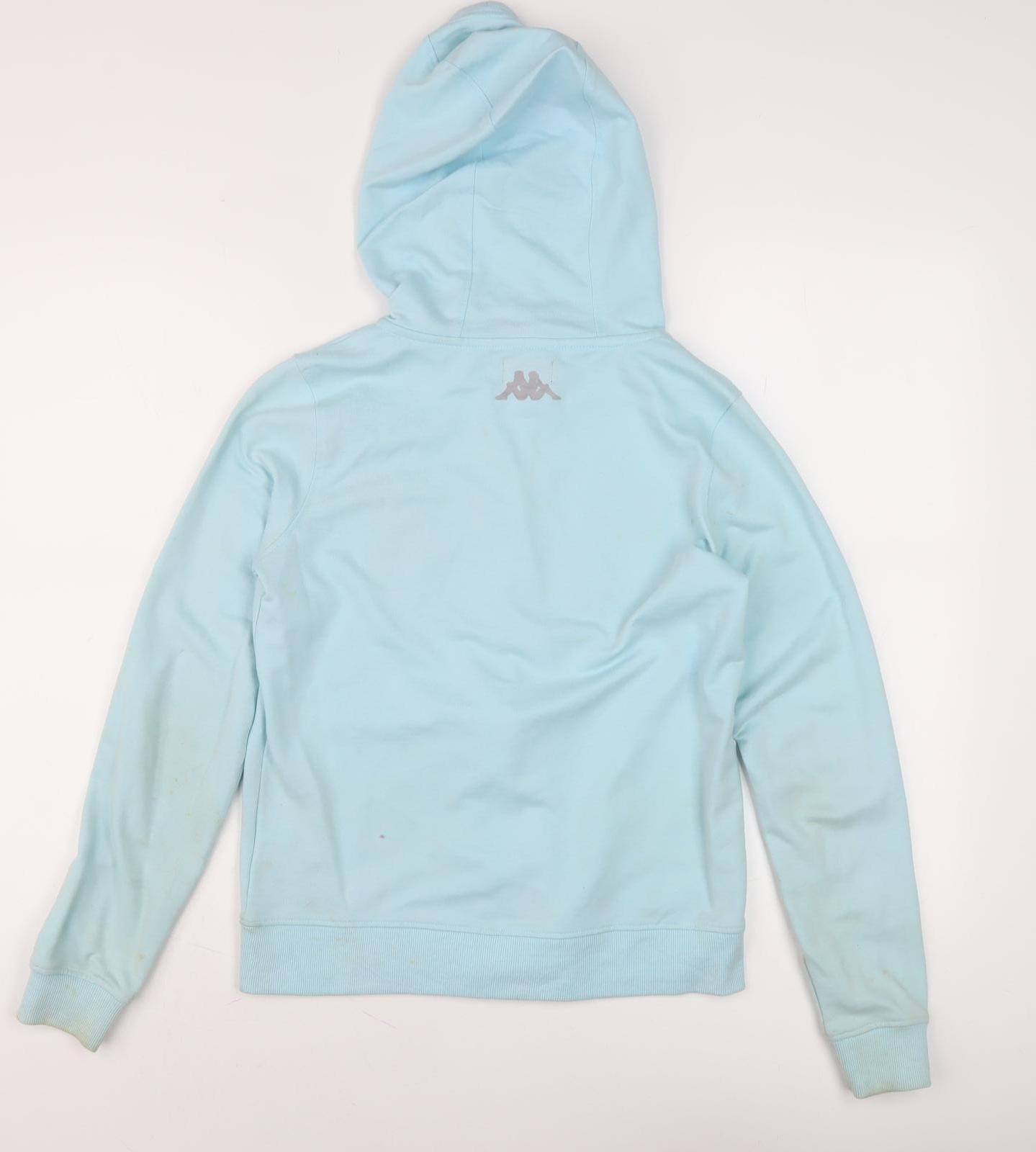 Kappa Unisex Blue Full Zip Hoodie S