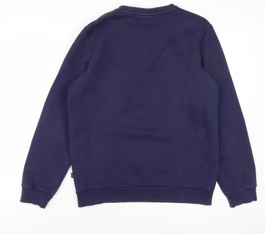 Puma Men's Blue Pullover Sweatshirt - S