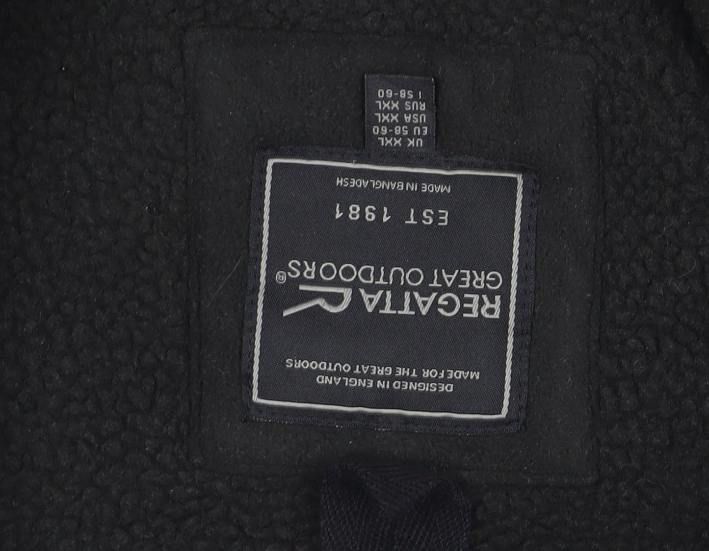 Regatta Men's Black 2XL Fleece Jacket