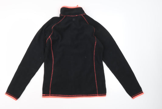 Mountain Warehouse Women's Black Sweatshirt, Size 8, Zip