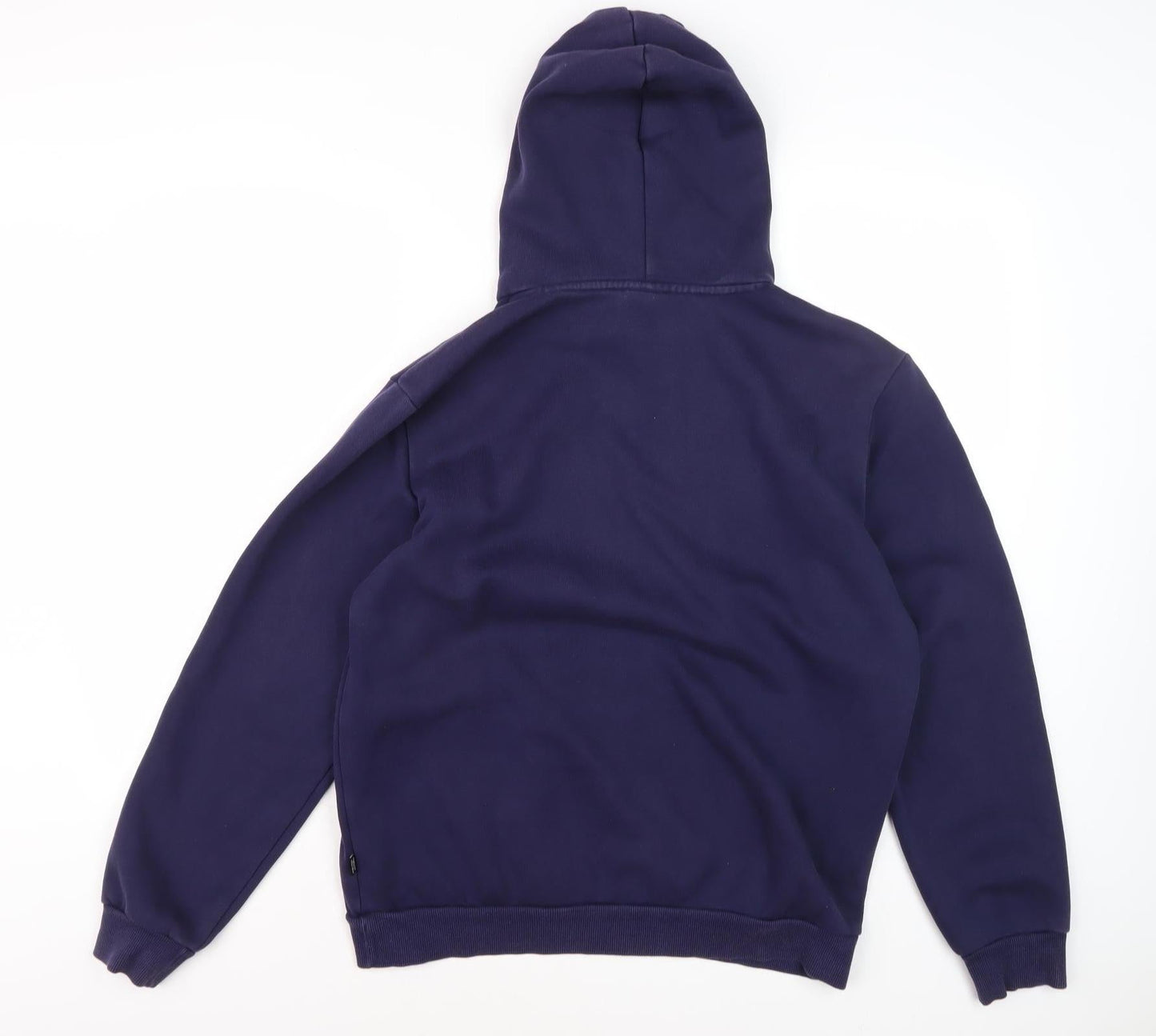 Puma Men's Blue Pullover Hoodie, M, Logo Accent