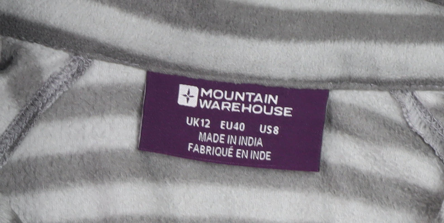 Mountain Warehouse Grey Striped Sweatshirt - Size 12