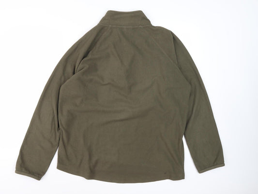 Peter Storm Green Men's M Fleece Zip Sweatshirt