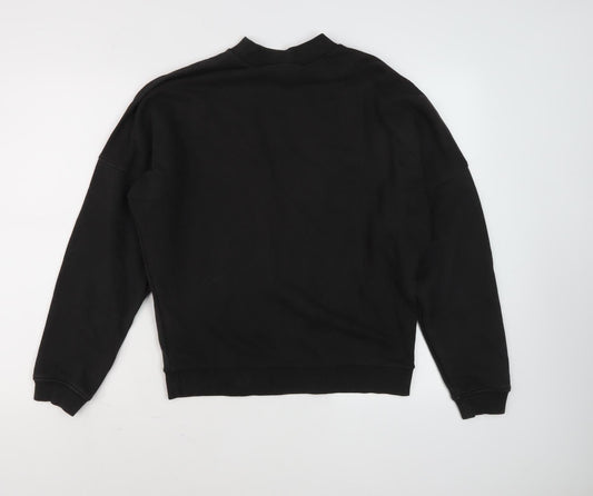 Calvin Klein Unisex Black Cotton Sweatshirt, S