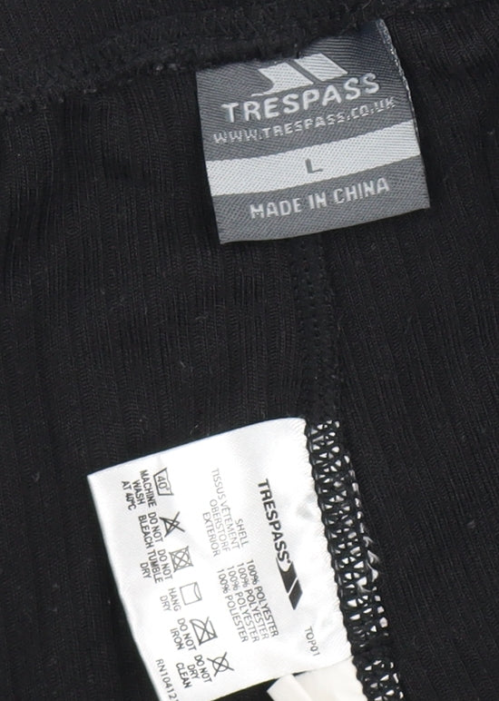 Trespass Unisex Black Trousers L Polyester