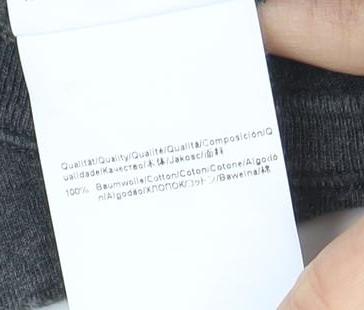 Boss Men's Grey Crew Neck T-Shirt M