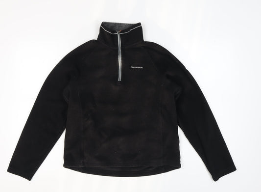 Craghoppers Men's Black Fleece Full Zip Sweatshirt S