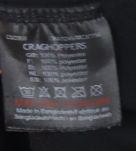 Craghoppers Men's Black Fleece Full Zip Sweatshirt S
