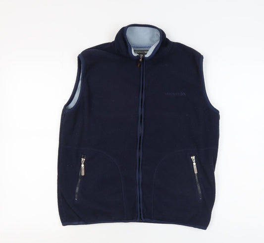 Trespass Men's Blue Fleece Waistcoat L Full Zip