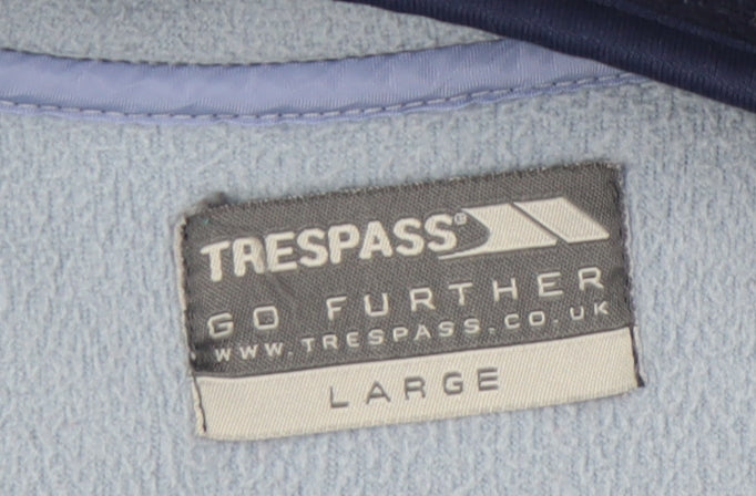 Trespass Men's Blue Fleece Waistcoat L Full Zip