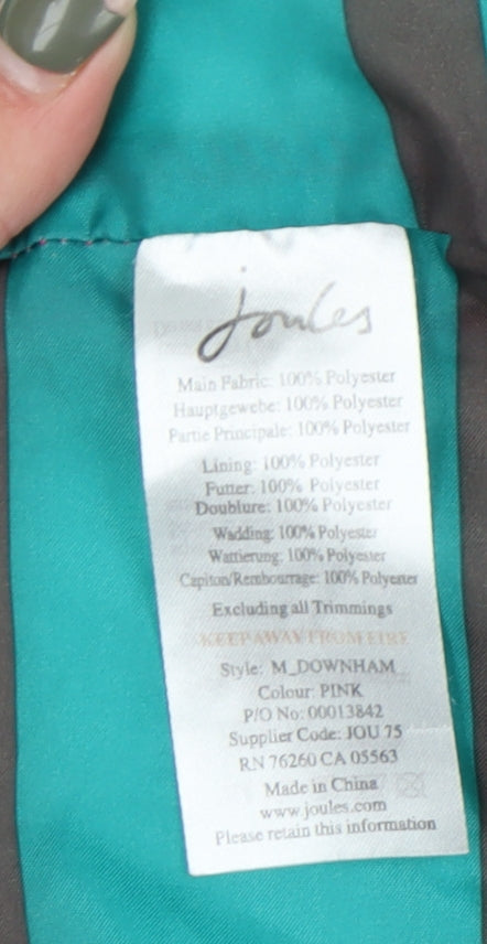 Joules Women's Pink Puffer Waistcoat Size 12