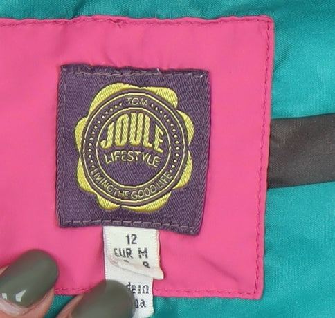 Joules Women's Pink Puffer Waistcoat Size 12