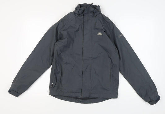 Trespass Men's Grey Waterproof Jacket 2XS