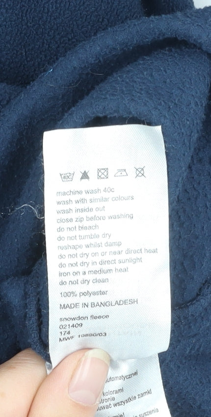 Mountain Warehouse Men's Blue Fleece Pullover Sweatshirt