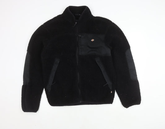 Dickies Men's Black Bomber Jacket Medium Casual