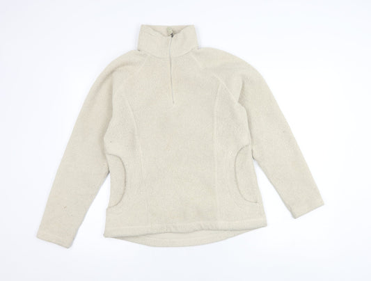 Peter Storm Women's Ivory Fleece Sweatshirt Size 12