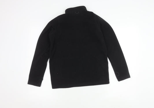 TOG24 Boys Black Polyester Basic Jacket 11-12 Years