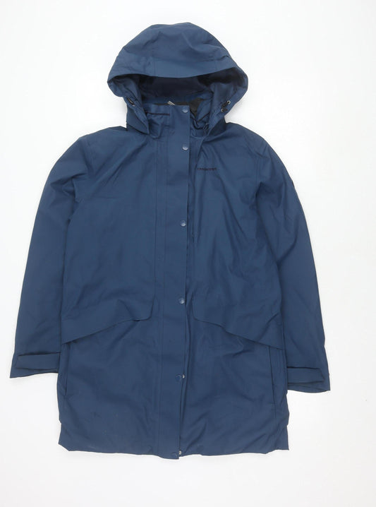 Craghoppers Women's Blue Size 12 Rain Coat