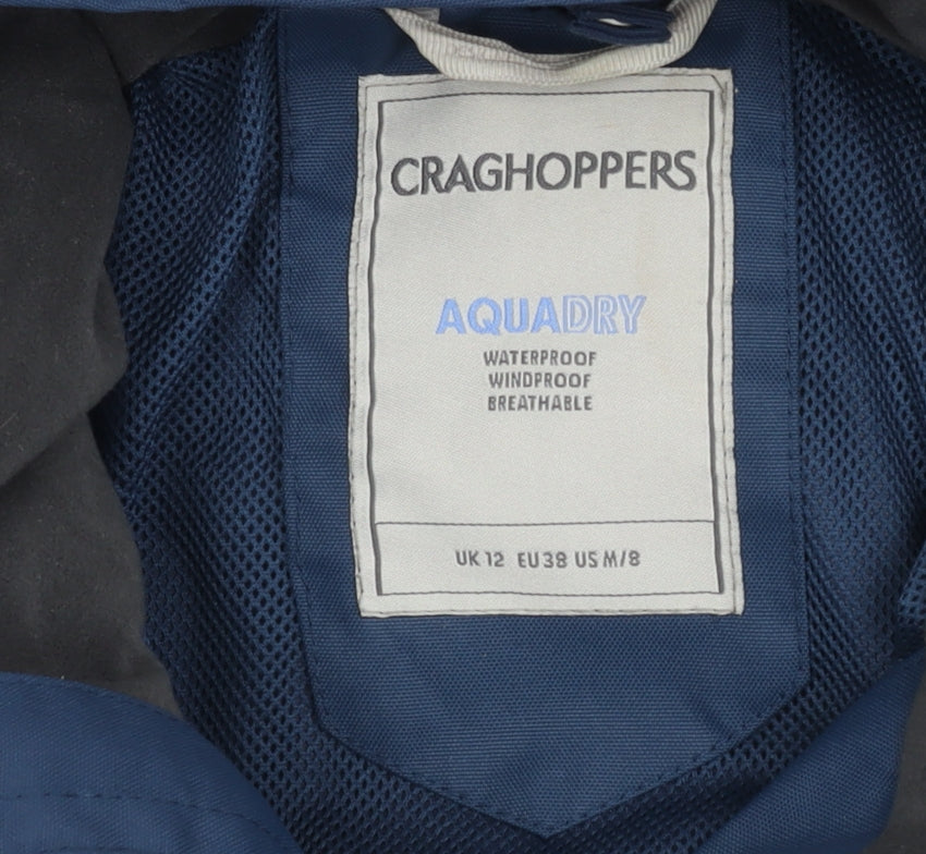 Craghoppers Women's Blue Size 12 Rain Coat