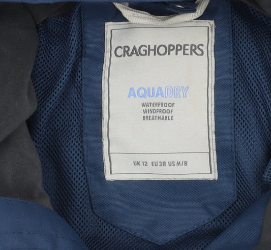 Craghoppers Women's Blue Size 12 Rain Coat