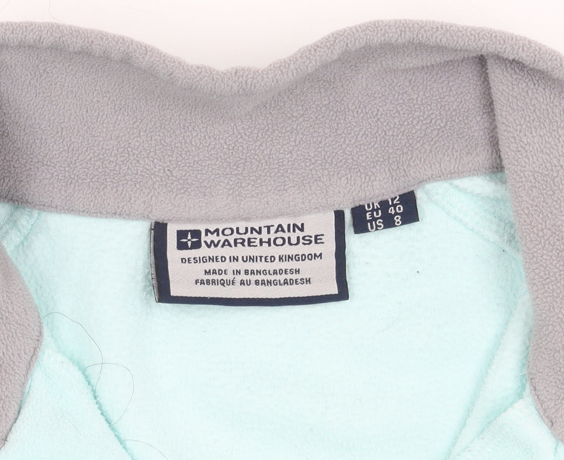Mountain Warehouse Women's Blue Fleece Size 12 Sweatshirt