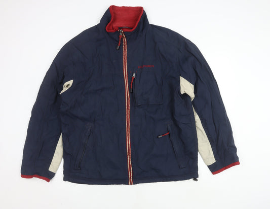 Tommy Hilfiger Men's Blue XL Basic Jacket, Casual Style
