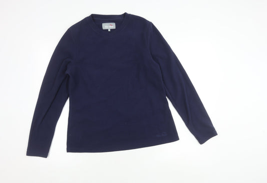 Peter Storm Women's Blue Fleece Pullover Sweatshirt Size 10