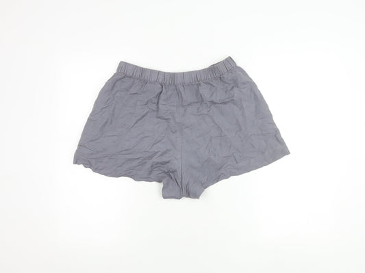 Oysho Grey Women's Shorts, M, Casual Cotton Blend