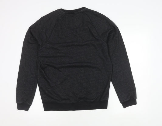 Jack Wills Men's Black Pullover Sweatshirt M