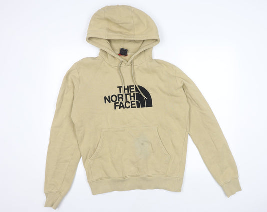 The North Face Men's Beige Hoodie, S, Logo Accent Pullover