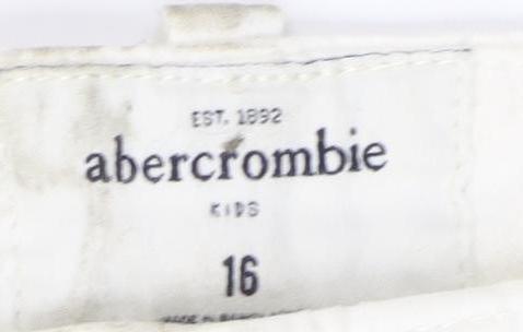 Abercrombie White Teen Shorts, Size 16