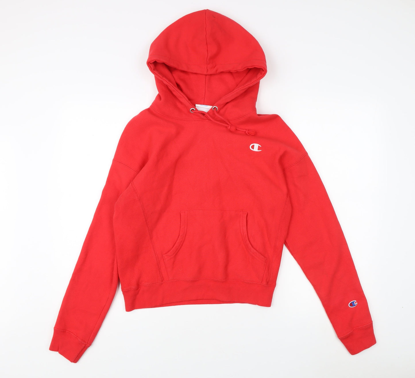 Champion Women's Red Pullover Hoodie - Small