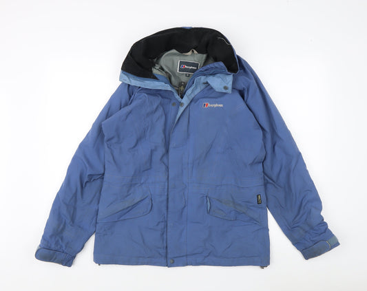 Berghaus Women's Blue Waterproof Parka Jacket, Size 10