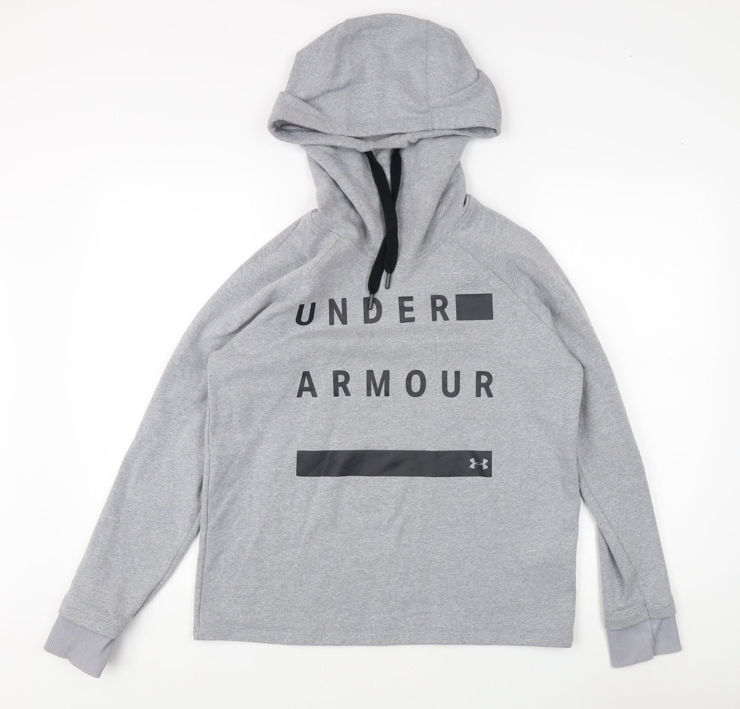 Under Armour Men's Grey Pullover Hoodie, Size S, Sports Style