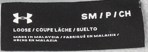 Under Armour Men's Grey Pullover Hoodie, Size S, Sports Style